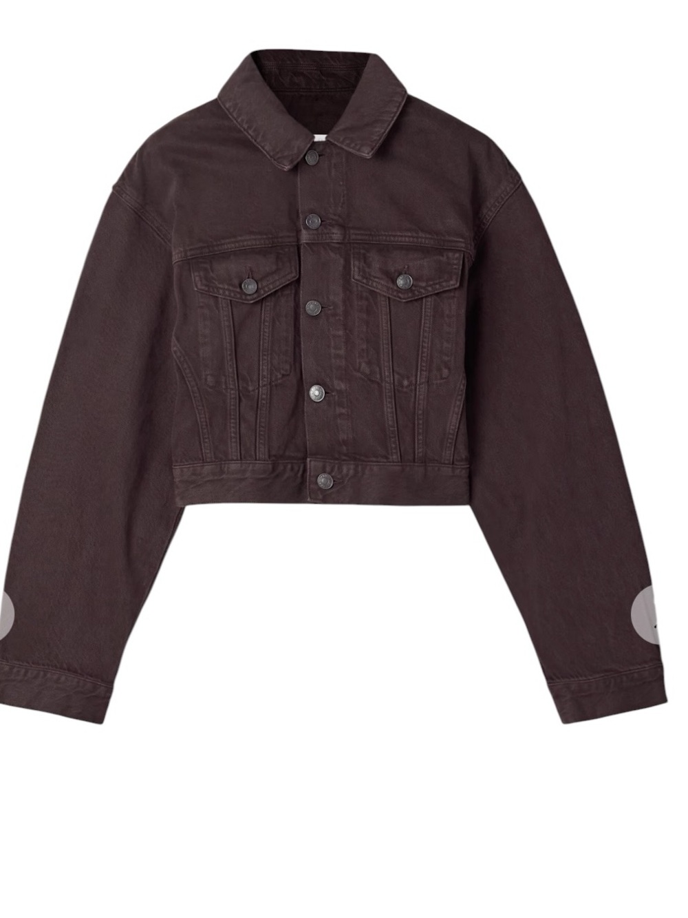 AGOLDE Radley Jacket in Sloe Berry Size Small - Picture 6 of 11